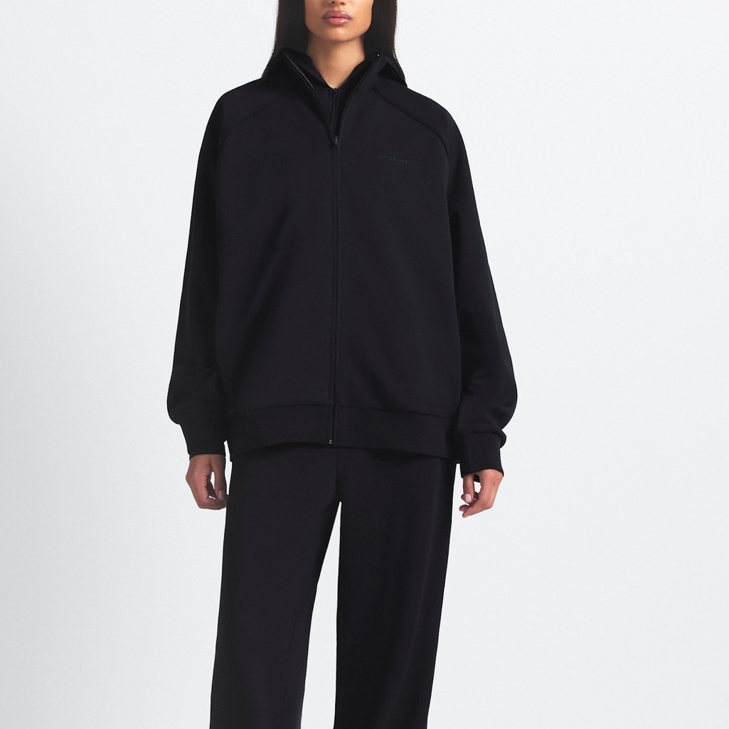 Nike X Skims Matte Tricot Oversized Full-Zip Track Jacket Size Xl
